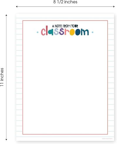 Graduation Cap Confetti Letterhead / 50 Sheets / 8.5" x 11" Grad Party Invitation Paper/Graduate Event Invite/Classroom School Graduation Ceremony Decorative Stationery in Saudi Arabia