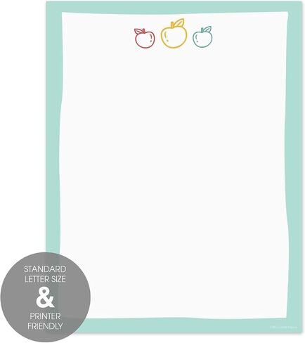 Graduation Cap Confetti Letterhead / 50 Sheets / 8.5" x 11" Grad Party Invitation Paper/Graduate Event Invite/Classroom School Graduation Ceremony Decorative Stationery in Saudi Arabia