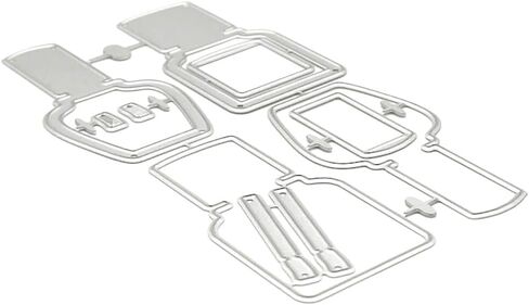 KSCRAFT 2025 April Fashion Metal Cutting Dies Stencils for DIY Scrapbooking Decorative Embossing DIY Paper Card (High Heel Shoe Bag Topper) in Saudi Arabia