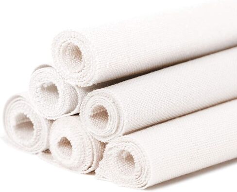 6 PCS Linen Linen Needwork Fabric و Squً in Kuwait