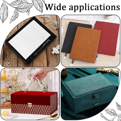 CRASPIRE 59 x 16.9in Book Cloth for Book Binding Suede White Fabric Surface Paper Backed A3-A8 Bookcover Books Album Scrapbooking Archival DIY Covering Protector Bookcloth Bookbinding Supplies in Kuwait