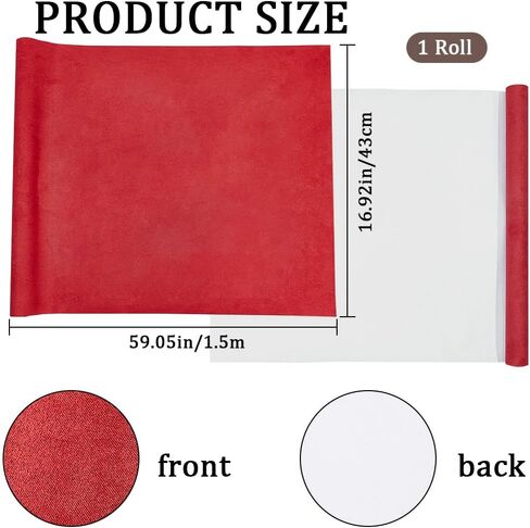 CRASPIRE 59 x 16.9in Book Cloth for Book Binding Suede White Fabric Surface Paper Backed A3-A8 Bookcover Books Album Scrapbooking Archival DIY Covering Protector Bookcloth Bookbinding Supplies in Kuwait