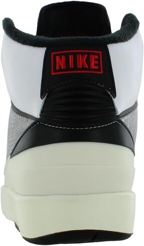Jordan Big Kid's 2 Retro Python White/Fire Red-Black-Sail (DQ8562 102) in Kuwait