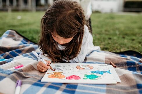 Mini Doodle Mat for Toddlers & Kids - Mess Free ومسحة من أجل التعلم الأبجدي والكتابة والتلوين - لا حصيرة حرفة قابلة لإعادة الاستخدام للأعمار 3-7 (Mini Dino Roar) in Kuwait