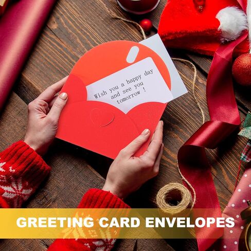uxcell mini arjects ، 25 pack meturing card charjes with heart clasp hears tiny store storage prestic present present store for wedding gresing party party party ، dark blue 4 "× 2.8" in Kuwait