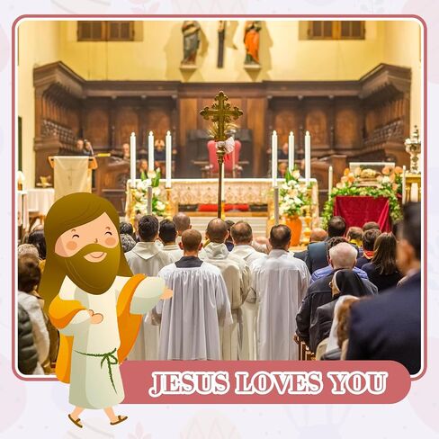 Bememo 100 Pcs Little Jesus Figures Original Design Mini Rubber Jesus Toys to Hide and Seek Christmas Religious Party Favors Sunday School Baptism Gifts in Saudi Arabia
