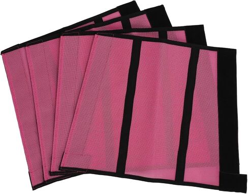 Horse Fly Leggings, Prevent Trampling Fine Mesh Leg Protection Tear Resistant Horse Fly Boots for Outdoor (Rose Red) in Saudi Arabia