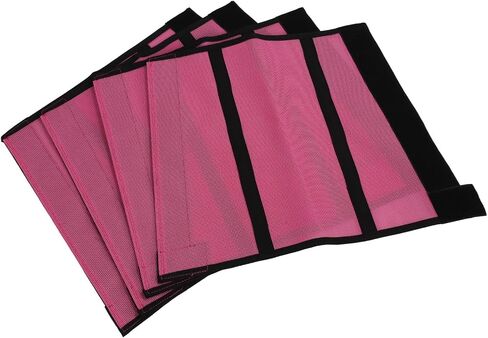Horse Fly Leggings, Prevent Trampling Fine Mesh Leg Protection Tear Resistant Horse Fly Boots for Outdoor (Rose Red) in Saudi Arabia