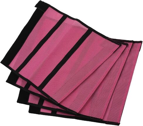 Horse Fly Leggings, Prevent Trampling Fine Mesh Leg Protection Tear Resistant Horse Fly Boots for Outdoor (Rose Red) in Saudi Arabia