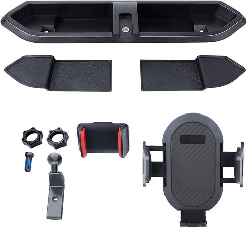 Phone Mount for 2018-2023 Jeep Wrangler JL JLU and 2020 2021 2022 2023 Gladiator JT Dash Multi-Mount Phone Holder w/ Storage Tray Accessories, Not for Wrangler 4xe/ Oil-Electric Hybrid Version in Kuwait