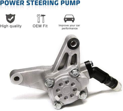 Power Steering Pump Assist Pump Replacement Compatible with 2001-2003 Acura CL, 2001-2002 Acura MDX, 1999-2003 Acura TL, 2003-2004 Honda Pilot Replace # 21-5290 56110-PGK-A01 56110-P8E-A01 in Saudi Arabia