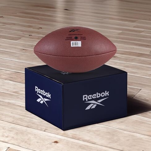 Reebok Elite Recreational Football, Official Size, Composite Leather, Innovative Soft Grip Technology, Cushion Lining, Includes Pump & Needle, VR-4K Series (Varsity) in Saudi Arabia