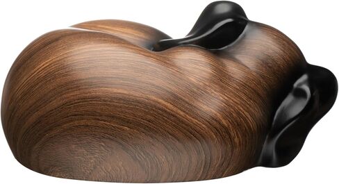 Pet Urns,Sleeping Resin Cremation Dog Urn, Dog Urns for Ashes, Small Animal Urn(Black Walnut)… in Saudi Arabia