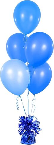 Metallic Balloon Weights, Birthday Party Favors, Novelty and Gag Gifts, 5.5" Inches, 6-Pack (Silver) in Kuwait
