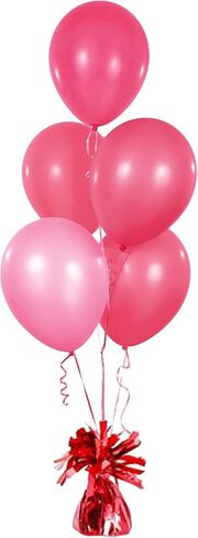 Metallic Balloon Weights, Birthday Party Favors, Novelty and Gag Gifts, 5.5" Inches, 6-Pack (Silver) in Kuwait