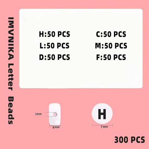 700 PCS حرف واحد حبات الرسائل للأساور ، A e i o u u n s t 4x7 mm box بيضاء كبيرة من أحرف متحفرة acrylic alphabet حبات للمجوهرات جعل الخرز diy escorations in Kuwait