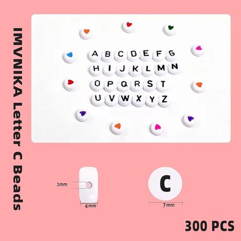 700 PCS حرف واحد حبات الرسائل للأساور ، A e i o u u n s t 4x7 mm box بيضاء كبيرة من أحرف متحفرة acrylic alphabet حبات للمجوهرات جعل الخرز diy escorations in Kuwait
