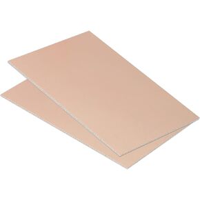 PATIKIL FR4 Single Side Copper Clad Laminate PCB, 2 Pack 200 x 150 x 0.8mm Copper Plated Universal Prototype Circuit Board