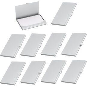 حامل بطاقة Patikil Business ، 10pcs Aluminium Card Card Case Professional Card Card Profession