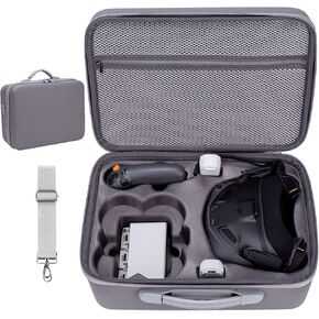 Hard Carrying Case for DJI Neo Motion Fly More Combo Drone Accessories, Waterproof Portable Travel Shoulder Storage Bag for Neo Goggles N3/3, RC Motion 3 Controller, Battery Charger Hub