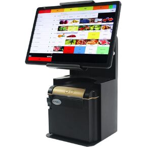حامل iPad Kiosk TS32 مع رف الطابعات ل POS وتجارة التجزئة والأعمال جميع المعادن لا يميل التثبيت آمن الوقوف مناسبة ل 7.9-14.9 بوصة ipad والكمبيوتر اللوحي (max.h 295mm)