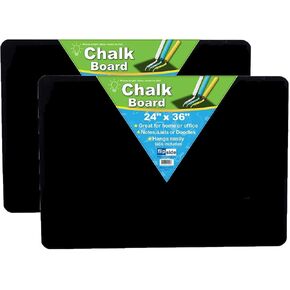 Flipside FLP10206-2 Black Chalk Board 24 X 36, 2/Pack
