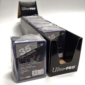 Ultra Pro - Toploaders Card Prosterors Ultra Clear 210 -Count 3 "× 4" حجم بطاقات 2.5 "× 3.5" للتداول ، Pokemon Magic القابل للتجميع الرياضي.