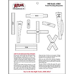Track Planning Template HO Scale Atlas Trains