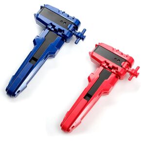 2 Pack X String Launchers, X Winder Launcher with Grip, Two Launch Mode, Only Work with X Right Spinning Top(Red+Blue)