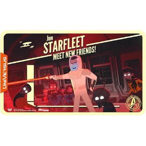Universus: Star Trek: Lower Decks - Sam Rutherford Playmat - 24 × 14 Neoprene Mat ، ملحق لعبة بطاقة Tabletop ، ألعاب UVS ، مرخص رسميًا
