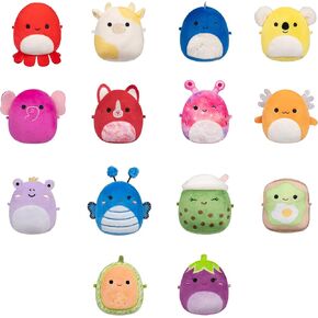 Squishmallows الأصلي Micromlows Plush Rainbow 14 Pack (Amazon Exclusive)