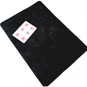 Mumrica Blue Magic Mat 16.5 × 12.5 بوصة - حصيرة مخملية السحر ، حصيرة بطاقة تشغيل محمولة للسحرة والمتحمسين