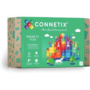 Connetix Magnetic Tiles Rainbow Creative Pack ، 102 قطعة