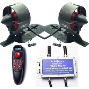 24V 150KV Underwater Thruster U92 Set,with RC and ESC,23.6Kg(52.1LBS) Thrust Brushless Motor,Trolling Motor,for Kayaks/Inflatable Boats/Paddle Boards