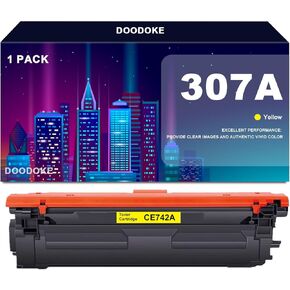 307A CE742A خرطوشة الحبر الأصفر متوافق مع HP Color Professional CP5225 CP5225N CP5225DN Printer ، | 7800 صفحة | 1x حزمة