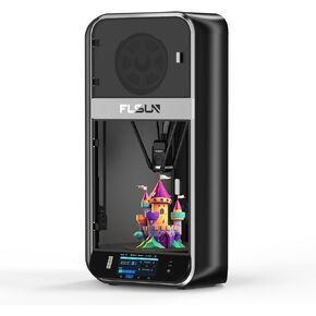 Official Flsun Super Racer 3D Printer, 200mm/s High Speed FDM 3D Printer with Auto Level Function & Fliament Sensor, 3D Printer for Home with Large Printing Size Φ260x330mm/Φ10.2x12.9in.