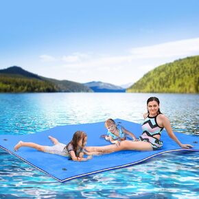 حصيرة زنبق عائمة ، 7 '/8'/9 '/13'/15.5 'حصيرة عائمة ، xpe مقاومة للدموع مقاومة للدموع.