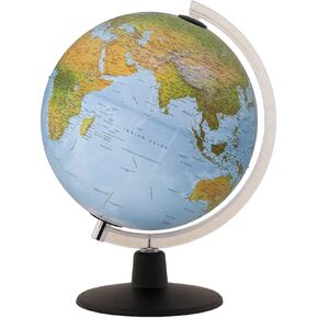 Waypoint Geographic Amazing Earth 2-in-1 Globe مع الواقع المعزز ، 10 بوصات العالم المضيء ، Globe التفاعلي الذكي مع حامل ، Blue Ocean