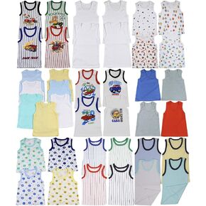ToBeInStyle Boy's Pack of 4 Tank Tops in Saudi Arabia