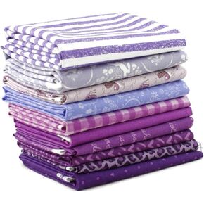 Purple - Violette - 10 Bat Quarter Bundle من مصممي مختلط للنسيج الجنوبي