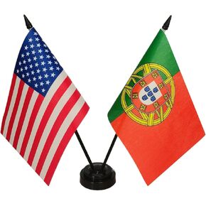 عرض العلم الأمريكي والبرتغال ، العلم ، علم الجدول الأمريكي والبرتغال ، علم المكتب الأمريكي والبرتغال