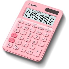 Casio MW-C20C-PK-N COLLUTUL COLLUTULS ، 12 من أرقام مصغرة فقط اكتب PALE PINK