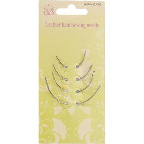 4pcs Sliver Home Home Seleing Tefholveded Edealsery - إبر للمفروشات ، والجلد ، وإصلاح قماش السجاد ، ومفاهيم وإمدادات الخياطة
