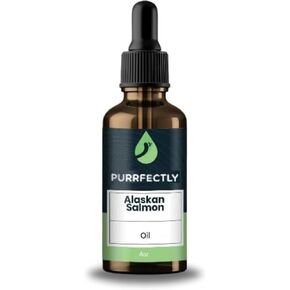Purrfectly Omega-3 زيت السمك للقطط | مزيج كبير الممتاز | يعزز القلب والمناعة والمعطف والصحة المشتركة | زيت سمك السلمون في ألاسكا المتقدم للقطط المتقدمة | أوميغا 3 و 6 و 9 EPA & DHA (4 Fl Oz (حزمة 1)