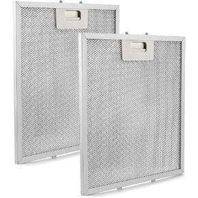 W10169961A Range Hood Filter Replacement - 10.5" X 12" Hood Vent Grease Filter For Stove Vent Fan With 3-Layer Aluminum Mesh Fits Whirlpool, Jenn-Air, Kitchen-Aid, Ikea Range Hoods (2 Pack)