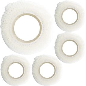 Dgzzi 5pcs أبيض الشريط الدلالي يدوي خياطة أدوات الخياطة DIY 0.98x157inch طالب كتابة إصبع الإصبع ضمادة إصبع واقي مضاد للتآكل