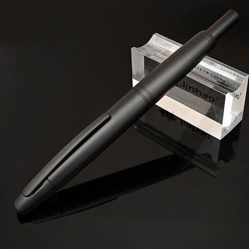 JH10 Press Fountain Pen Fine Nib with Velvet bag, Retractable Nib Calligraphy Ink Pen with Converter Writing (Gradient Red) in Saudi Arabia