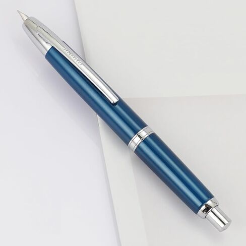 JH10 Press Fountain Pen Fine Nib with Velvet bag, Retractable Nib Calligraphy Ink Pen with Converter Writing (Gradient Red) in Saudi Arabia