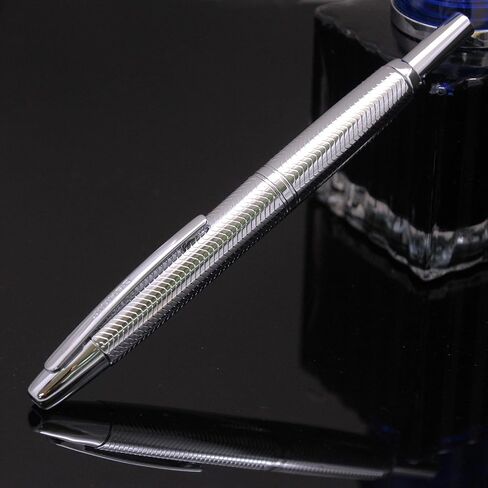 JH10 Press Fountain Pen Fine Nib with Velvet bag, Retractable Nib Calligraphy Ink Pen with Converter Writing (Gradient Red) in Saudi Arabia