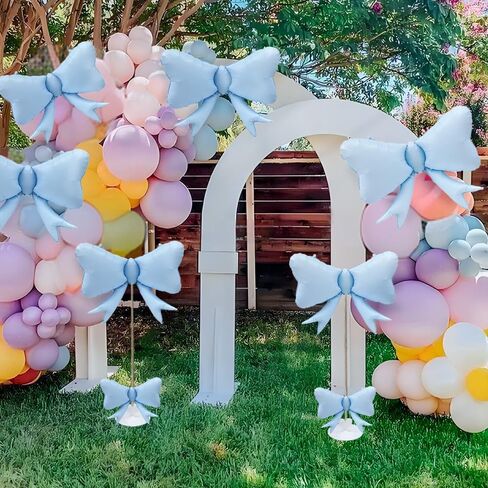4pcs palloons jumbo الشريط المتضخم coquette القوس البالونات القوس الحزب coquett in Kuwait